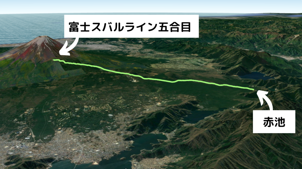 富士山　精進口登山道