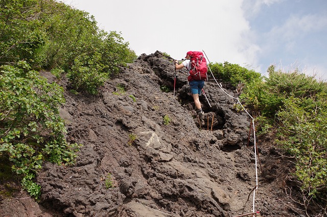 須走ルートの登山道の写真27