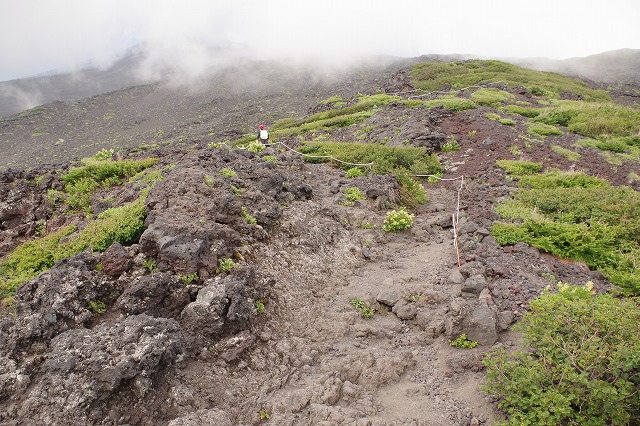 須走ルートの登山道の写真33