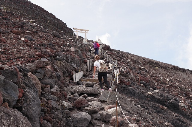 須走ルートの登山道の写真63