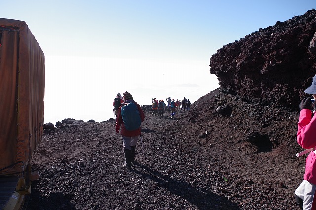 須走ルートの登山道の写真72