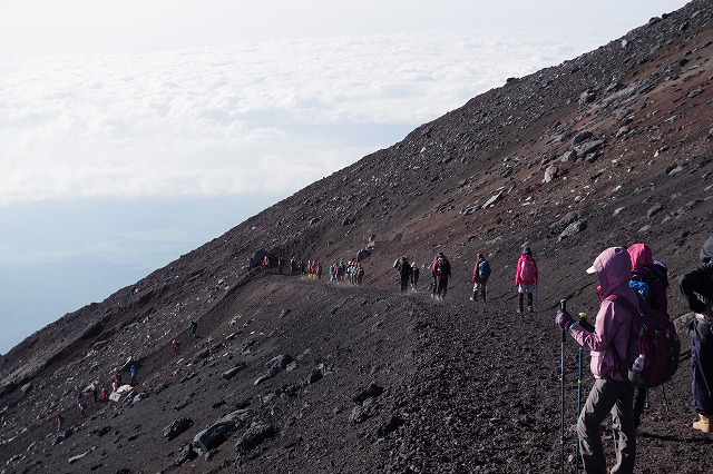 須走ルートの登山道の写真73