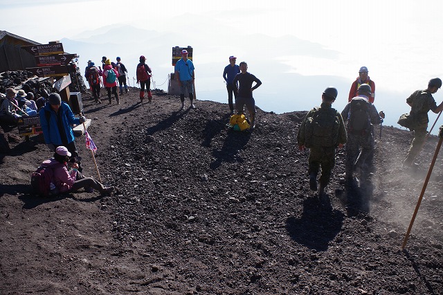 須走ルートの登山道の写真76