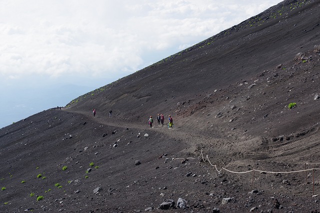 須走ルートの登山道の写真78