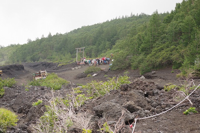 須走ルートの登山道の写真84