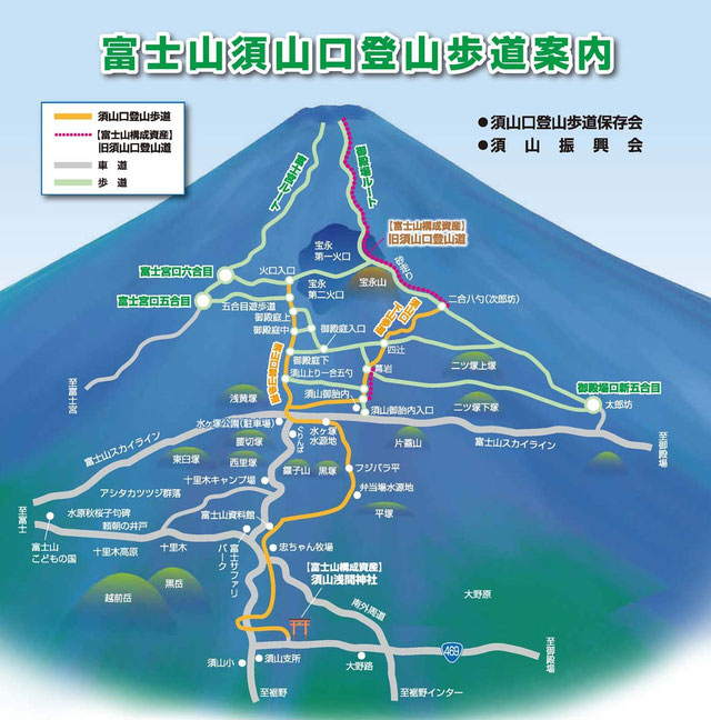 富士山須山口登山歩道